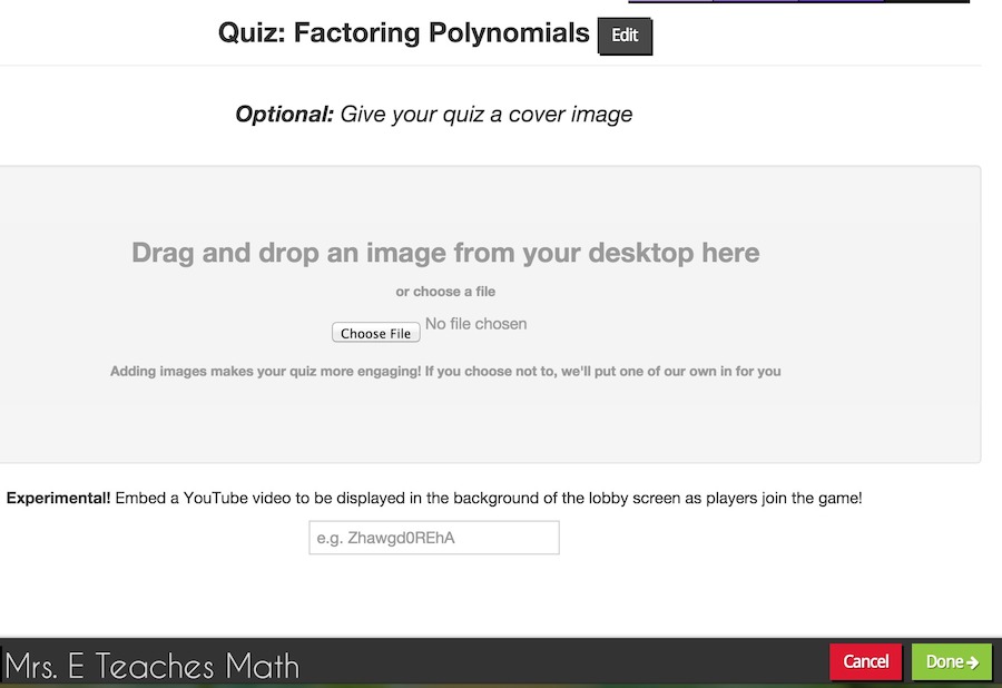 How To Create A Kahoot Mrs E Teaches Math