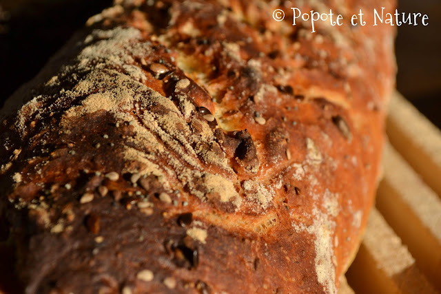 Pain aux céréales sans pétrissage ©Popote et Nature Pain aux céréales sans pétrissage ©Popote et Nature
