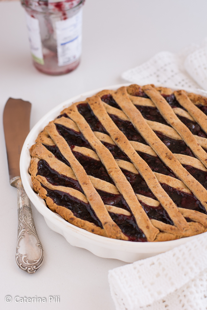 Crostata semintegrale senza zucchero aggiunto|ricetta vegana Crostata semintegrale senza zucchero aggiunto|ricetta vegana