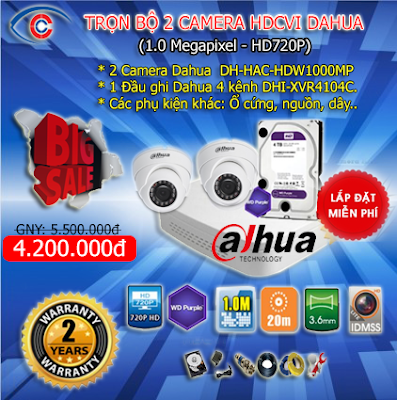 lắp camera trọn gói giá rẻ tại hải phòng