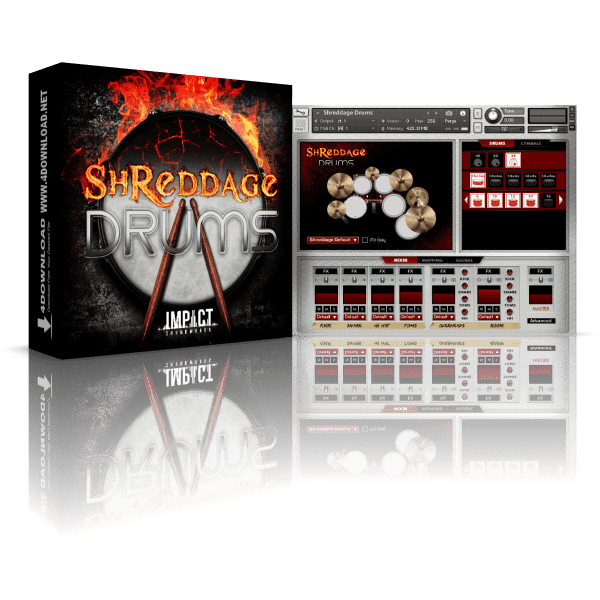 Shreddage Drums KONTAKT Library