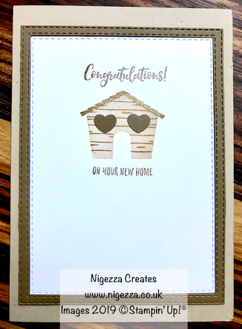 #SFA DT challenge: New Home Card Using Stampin' Up! Happy Tails Nigezza Creates