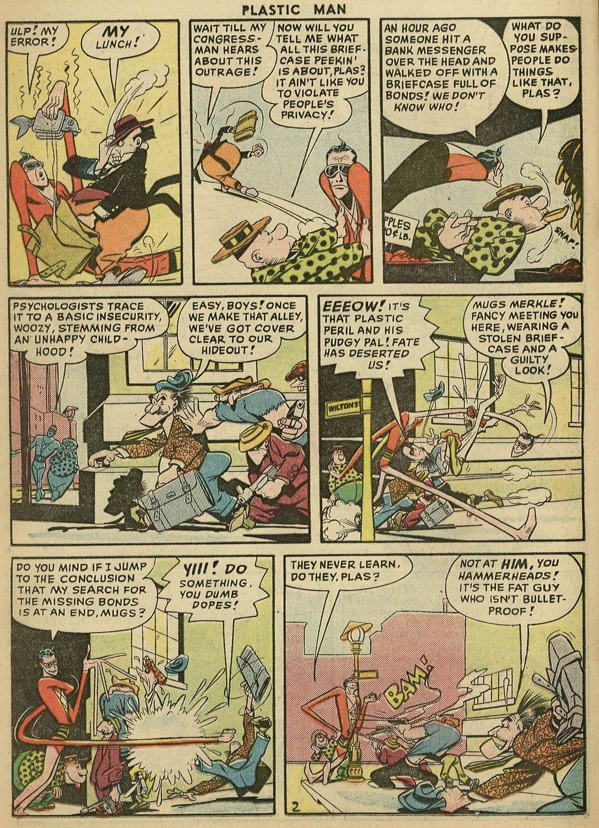 Read online Plastic Man (1943) comic -  Issue #56 - 20