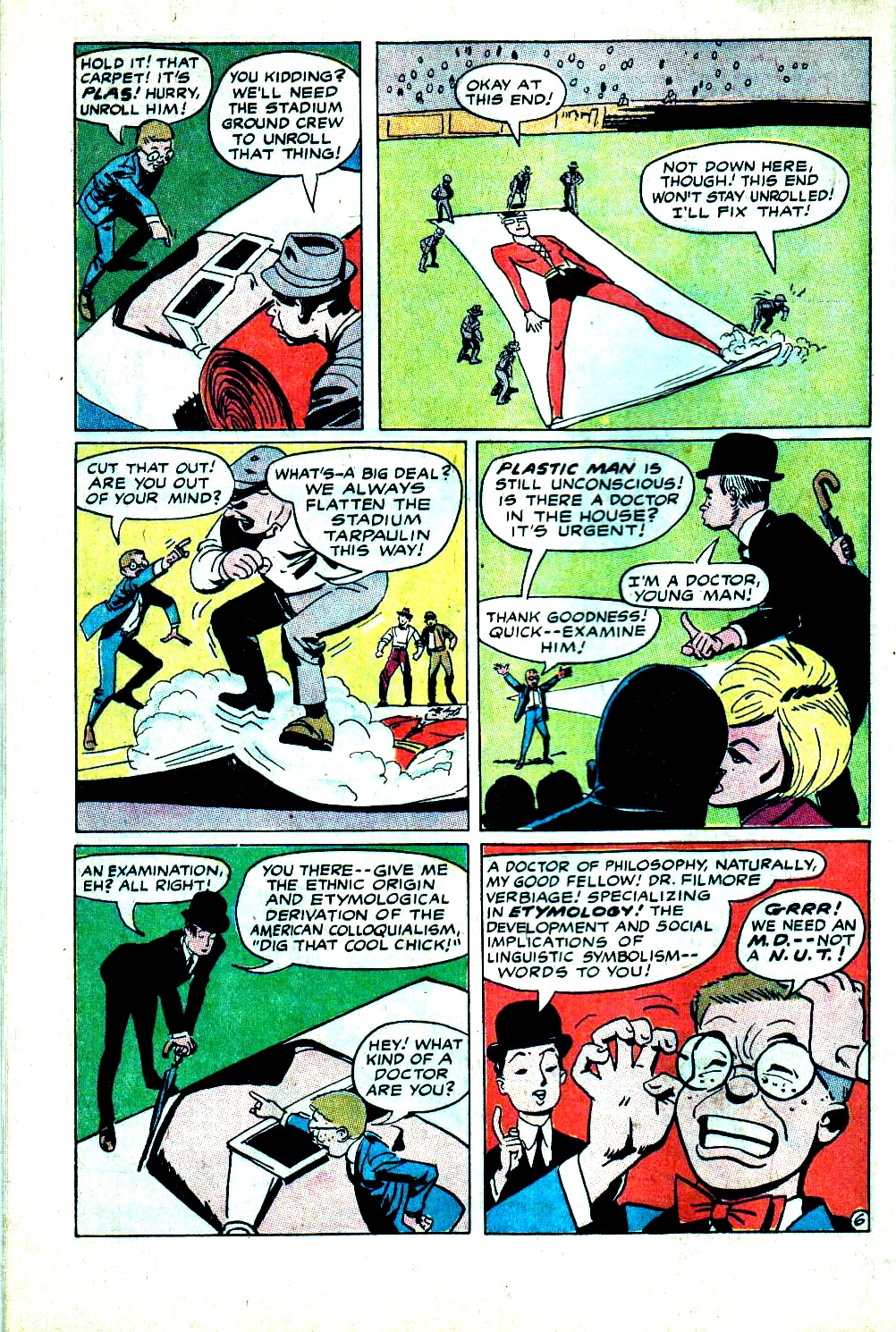 Read online Plastic Man (1966) comic -  Issue #8 - 10