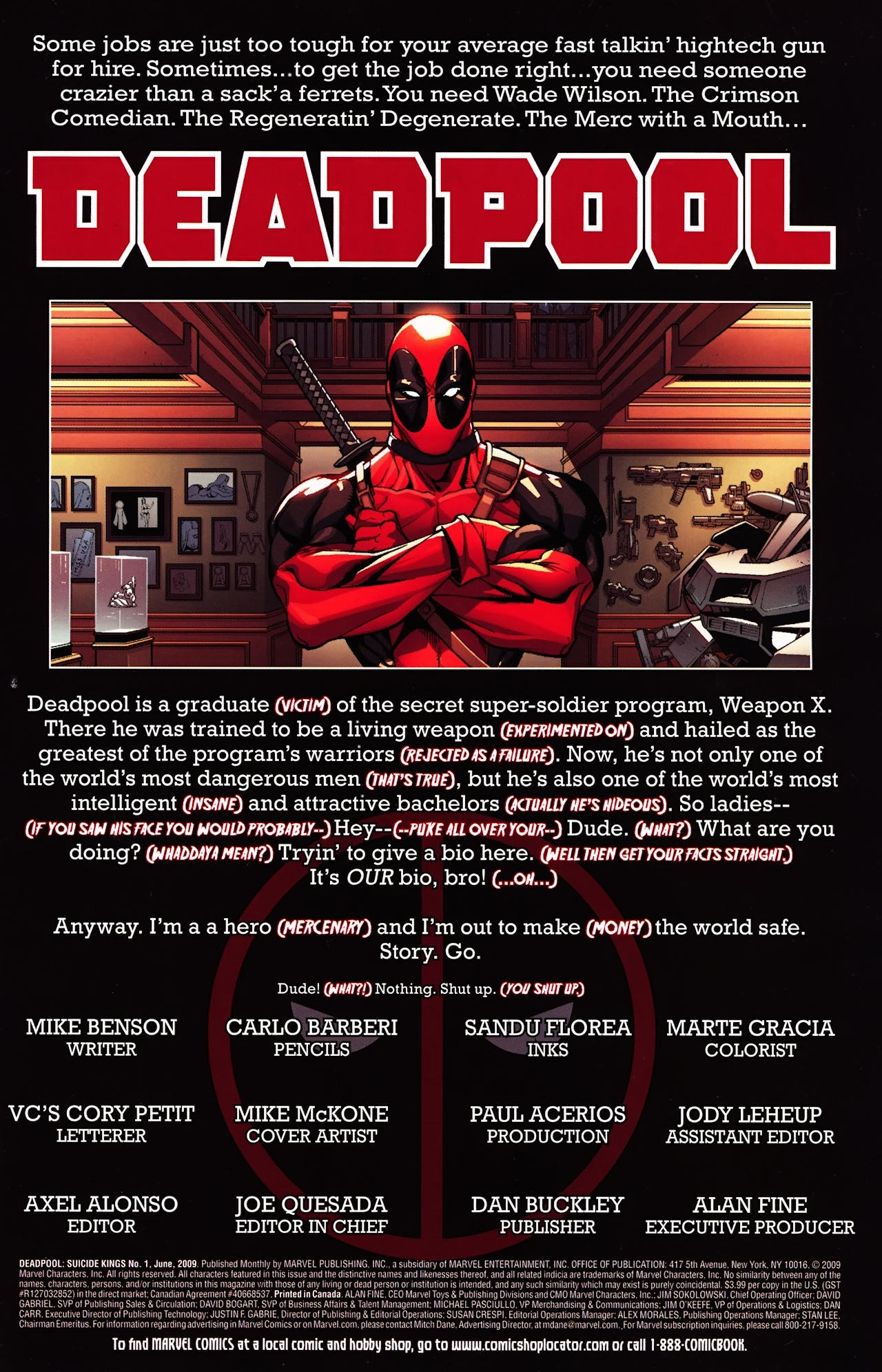 Read online Deadpool: Suicide Kings comic -  Issue #1 - 2