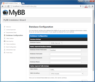 Install MyBB 1.8.7  forum on Windows 7 with XAMPP tutorial 9