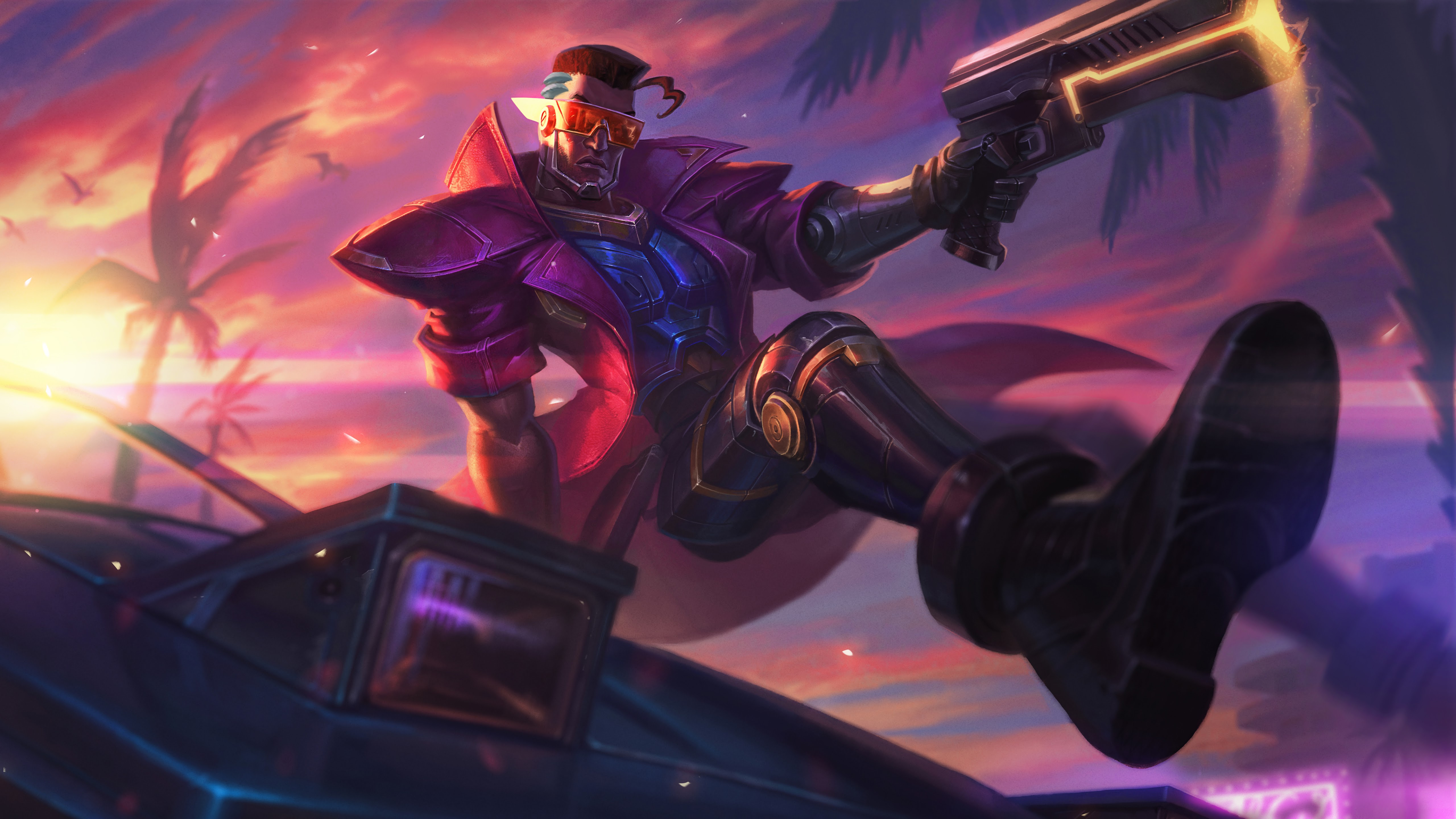 Demacia Vice Lucian, LoL, Splash Art, 4K, #129 Wallpaper PC Desktop