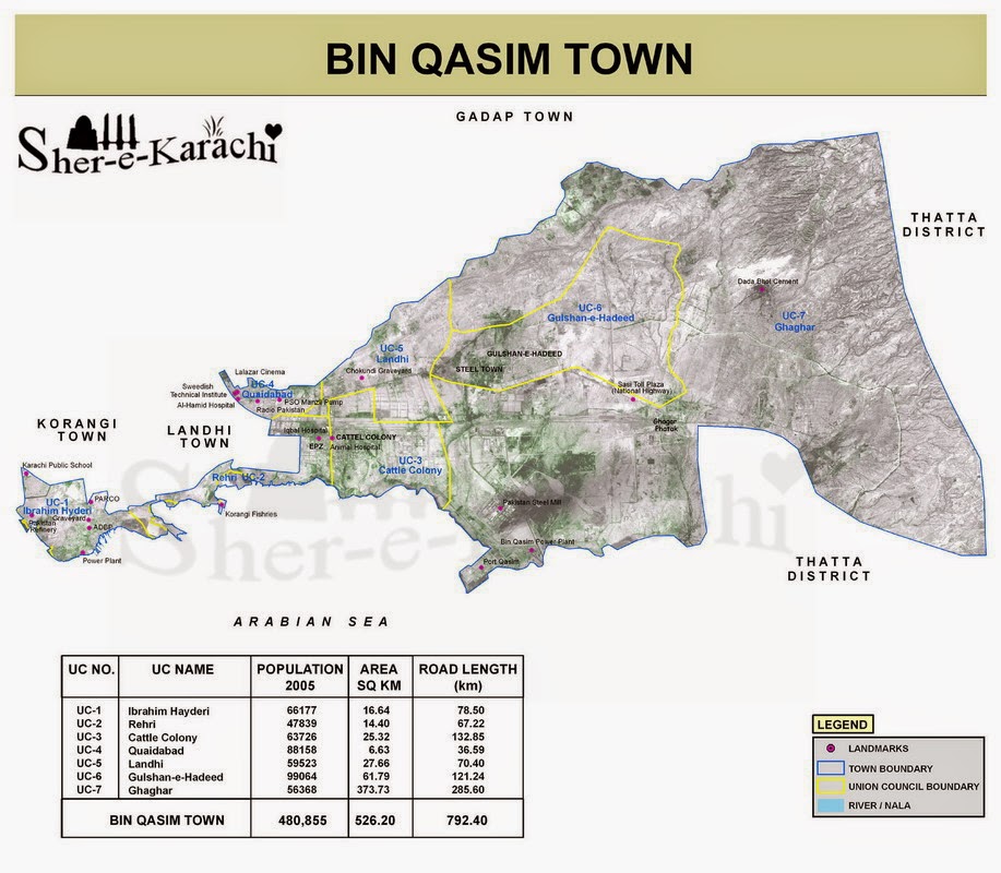 Bin Qasim Town Map Bin Qasim Town, Karachi Sindh Pakistan - Shehar-E-Karachi | News Islam  Recipe Article Sport Jobs