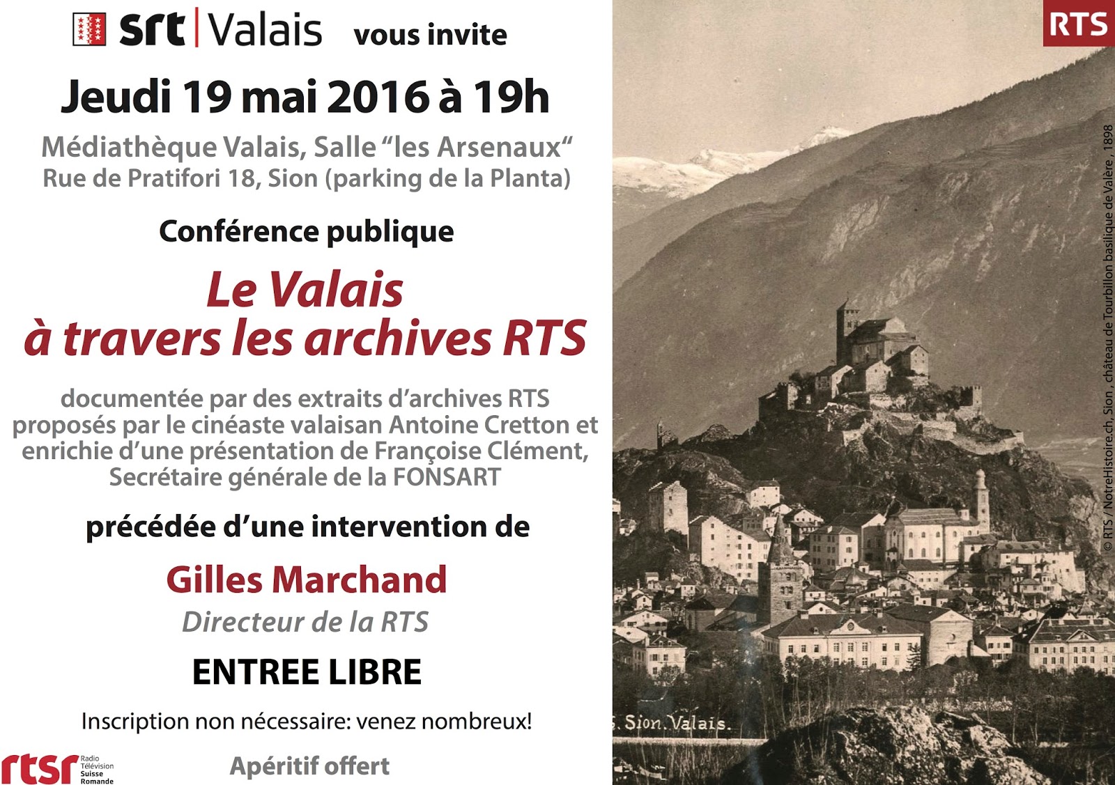 EA: Le Valais vu à travers les archives de la RTS