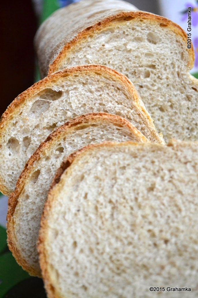 Jasny chleb na zakwasie, łatwy
