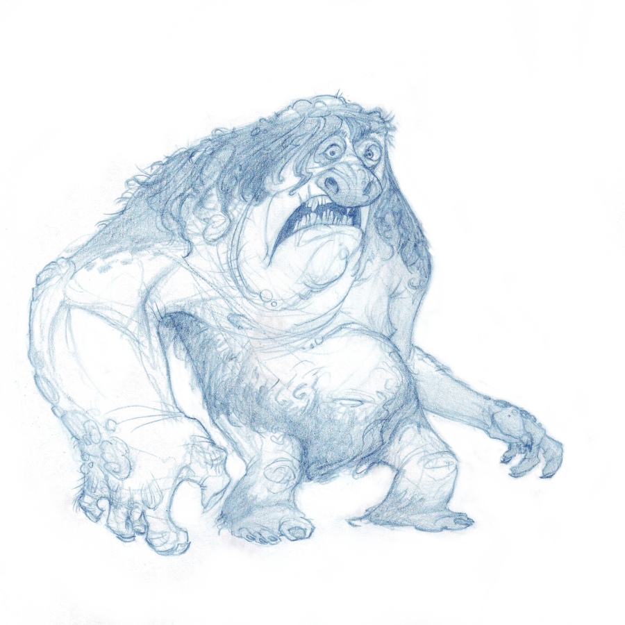 Как нарисовать домоголового