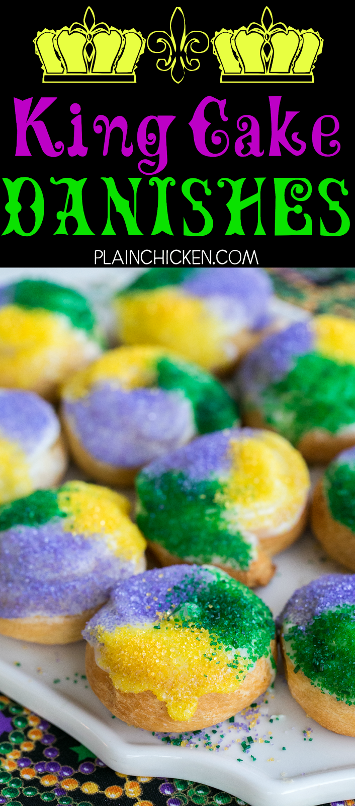 King Cake Crescent Rolls Cream Cheese King Cake Crescent Rolls Cream Cheese
