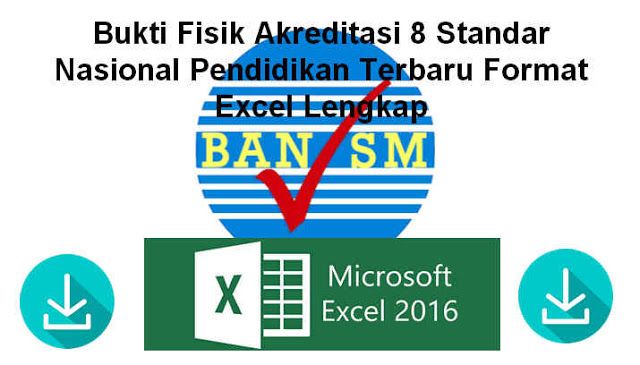Download Bukti Fisik Akreditasi 8 Standar Lengkap Untuk