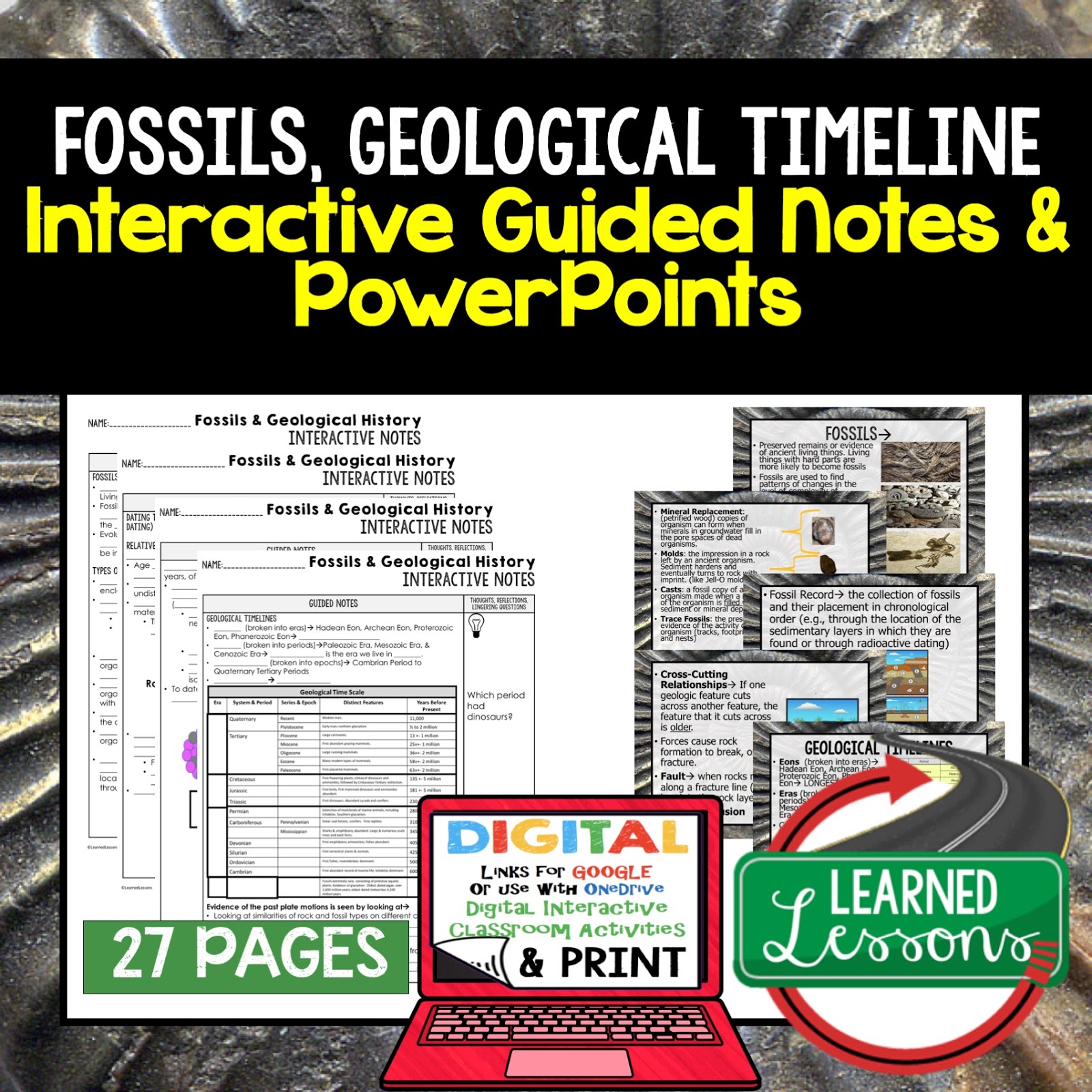 Earth Science Guided Notes and PowerPoints NGSS, Next Generation