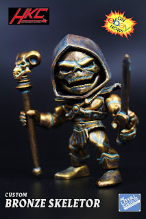 The Loyal Subjects Custom Bronze Skeletor Masters of the Universe figure by Hunter Knight Customs The Loyal Subjects Custom Bronze Skeletor Masters of the Universe figure