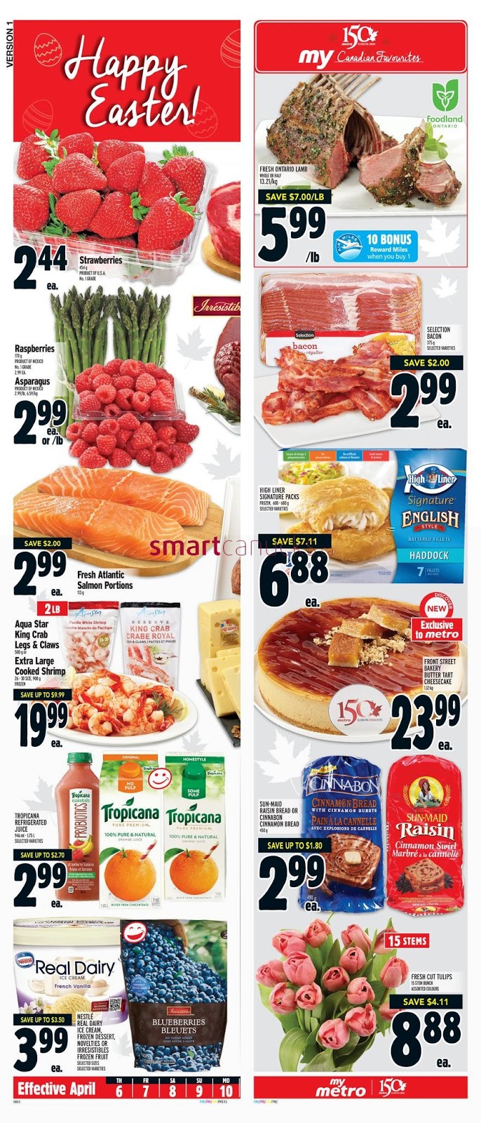 happy easter metro canada flyer april 6 to 12 2017 on weekly metro flyer ontario this week