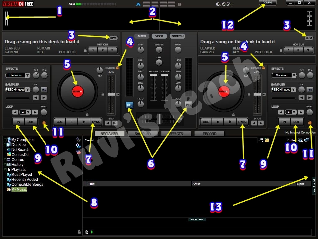 Basic Tutorial On How To Mix Songs In Virtual Dj – KOLH