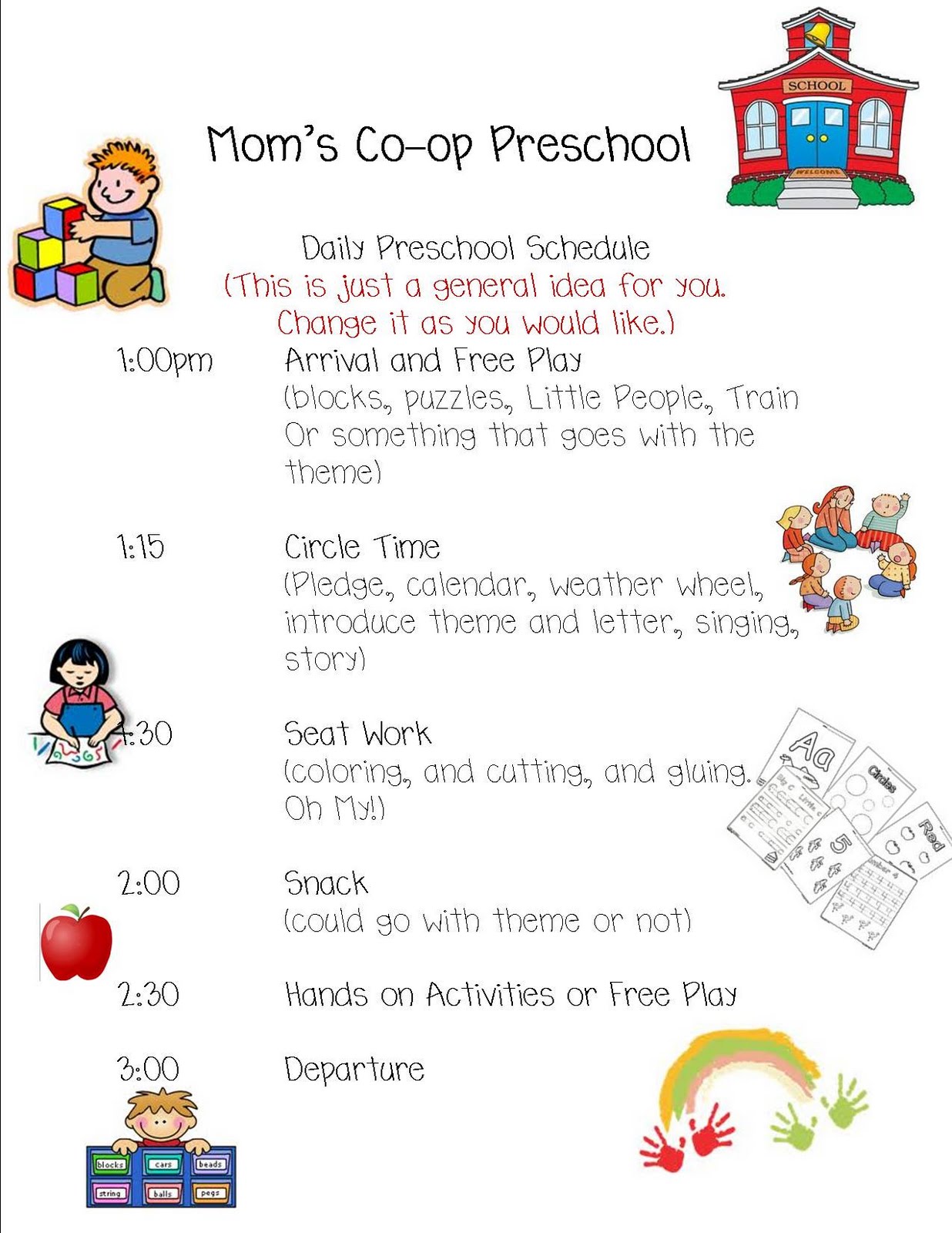 timeline printable preschool daily schedule timeline printable preschool daily schedule