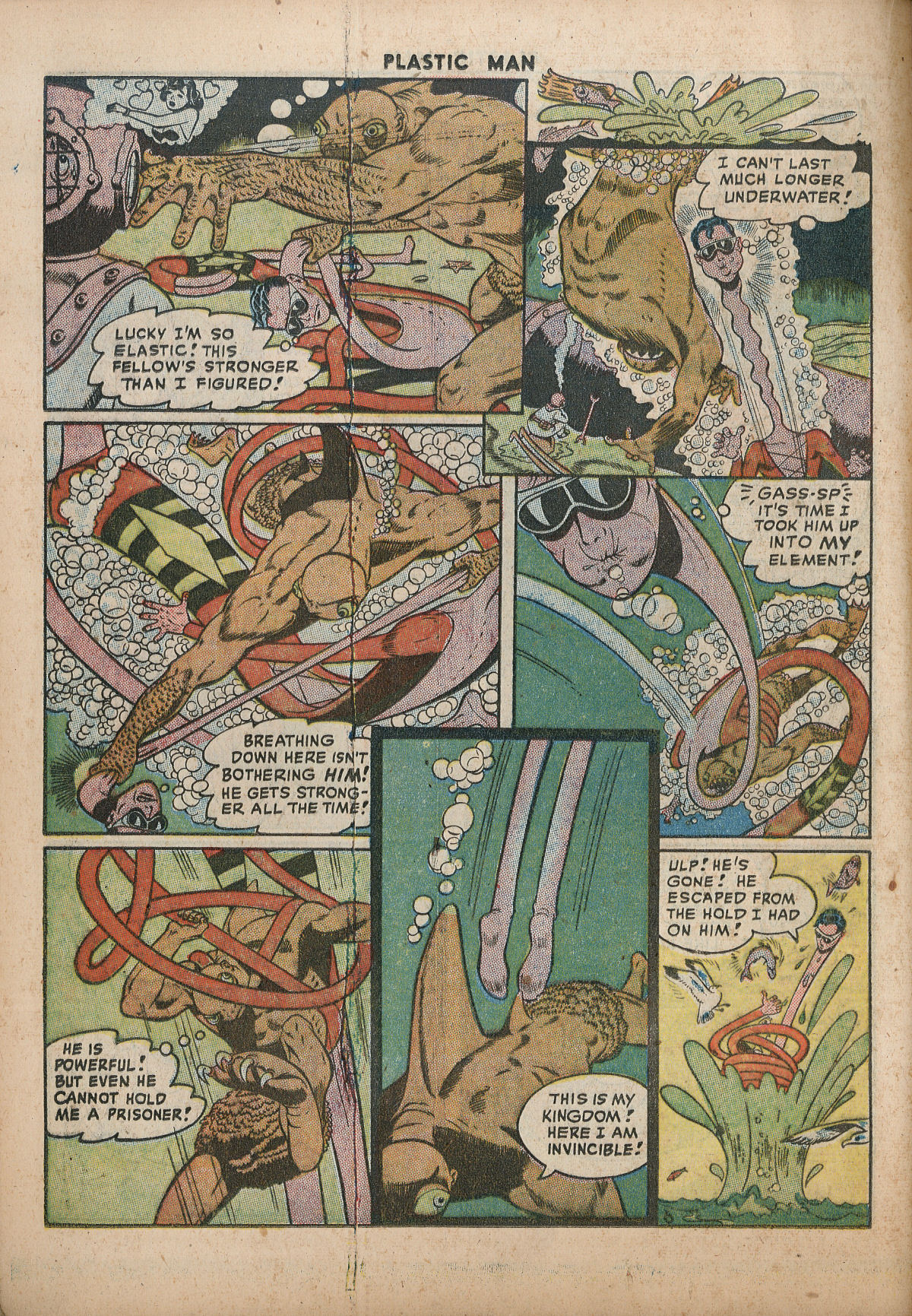 Read online Plastic Man (1943) comic -  Issue #12 - 20