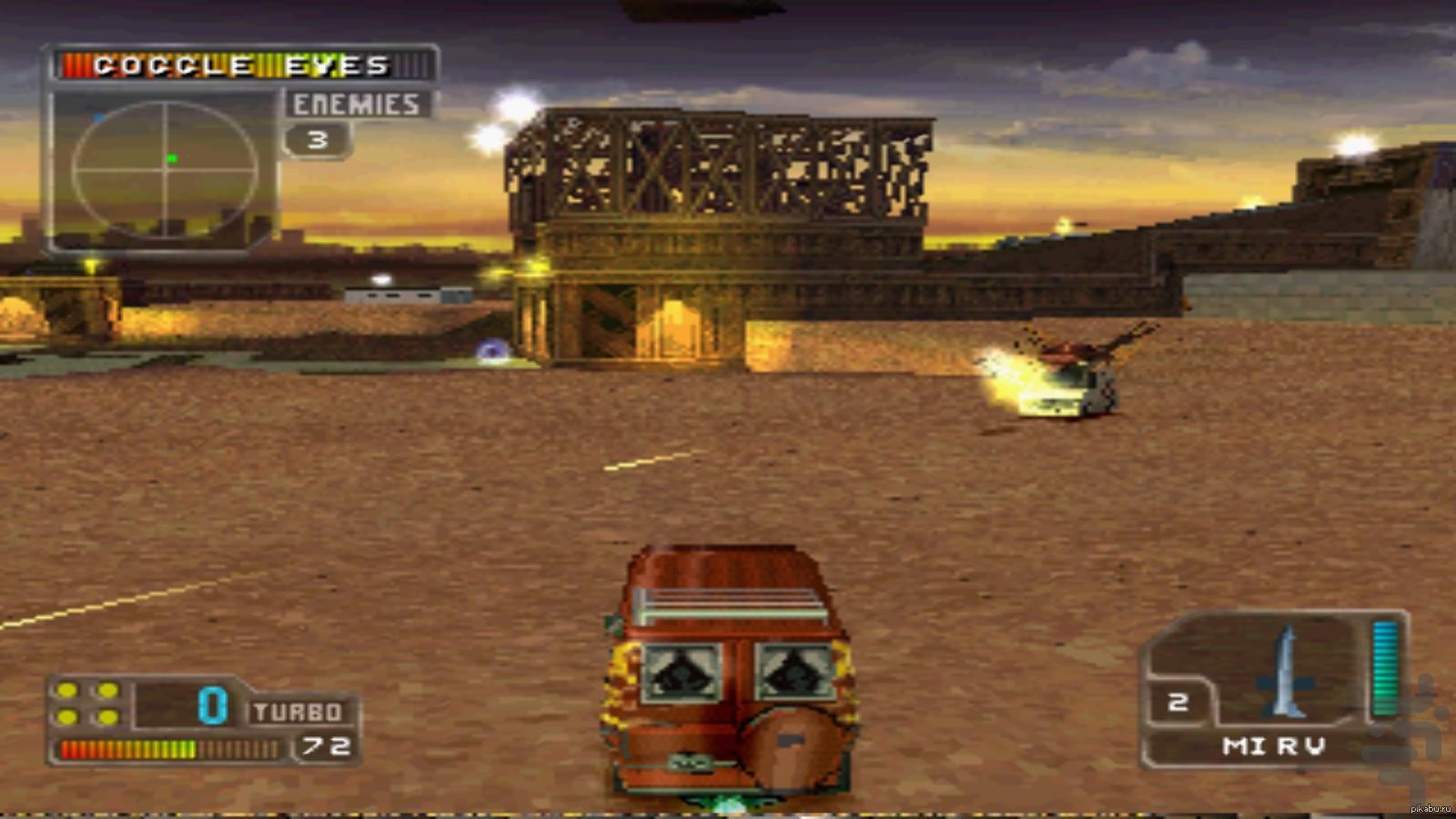 ps1 twisted metal 4; sweet tooth twisted metal 4
