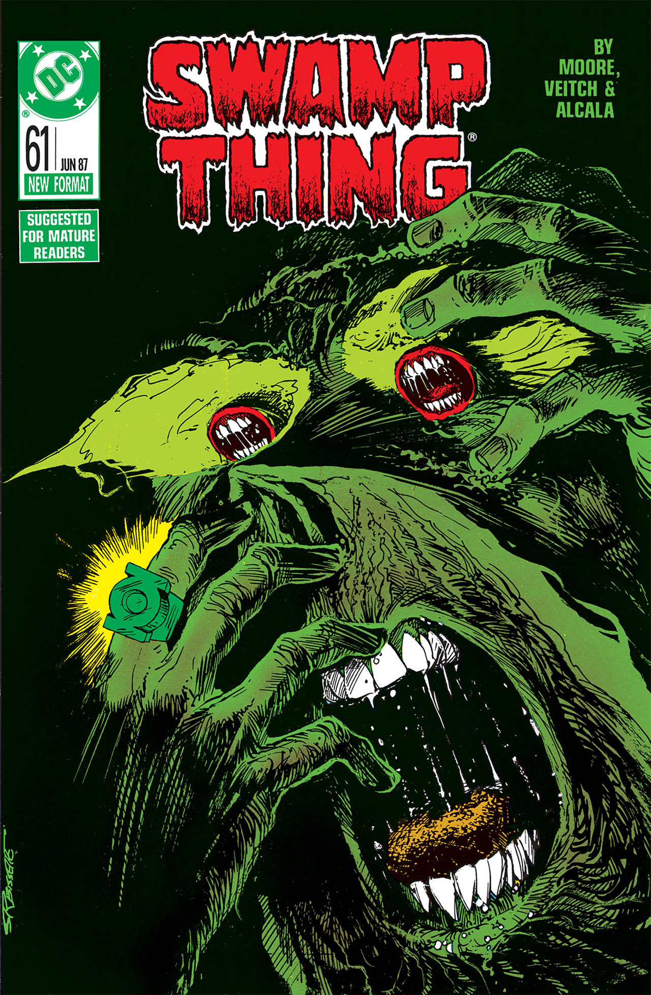 Read online Swamp Thing (1982) comic -  Issue #61 - 1