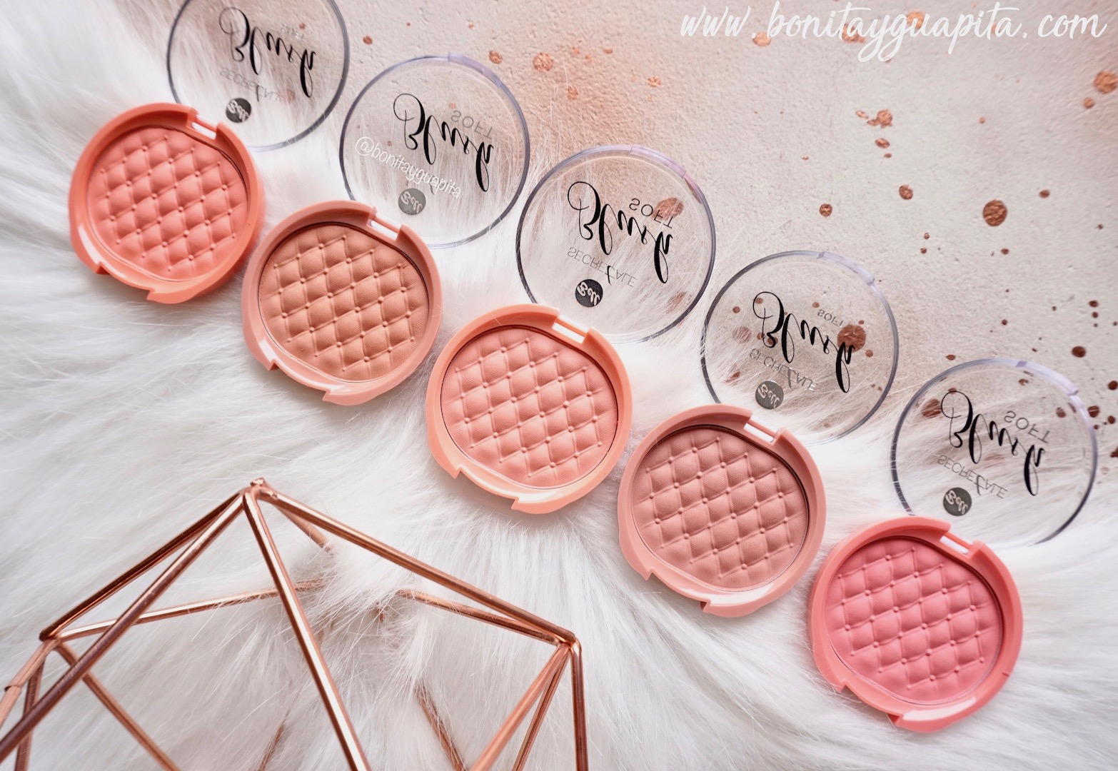 Coloretes Secretale - Bell swatches Coloretes Secretale - Bell swatches