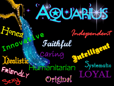 Life Aquarius Gambar Kata Zodiak