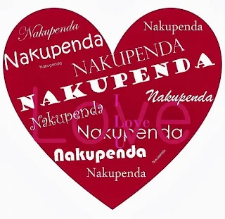 Nakupenda means Love in Swahili