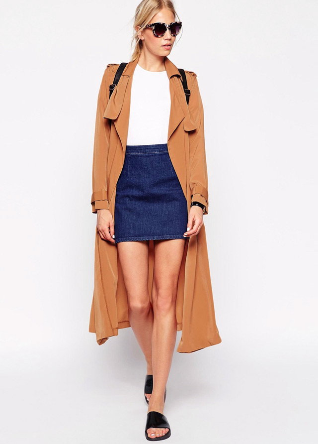 How to wear drapey trench duster coat. Spring must wear trend.