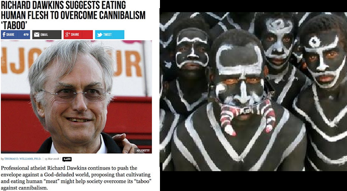 Ο Richard Dawkins προτείνει να τρώμε ανθρώπινο κρέας για να ξεπεράσουμε το «ταμπού» του κανιβαλισμού