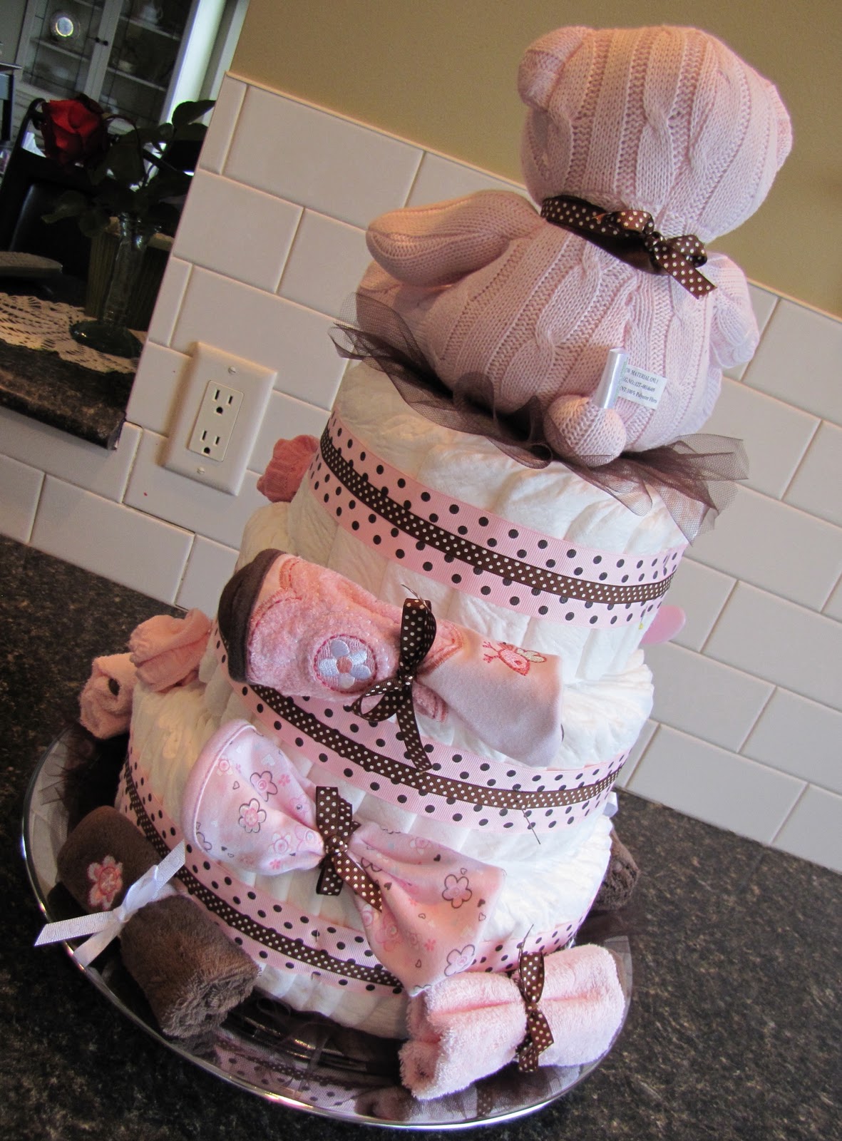 My Front Porch the diaper cake recipe...