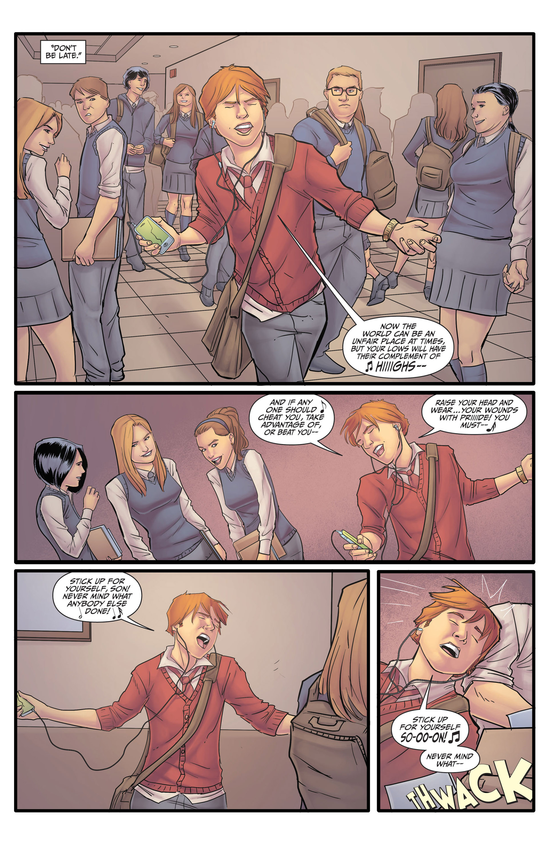 Read online Morning Glories comic -  Issue #8 - 11