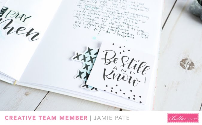 Illustrated Faith Faith Over Fear Faith Journal by Jamie Pate |  @jamiepate for @bellablvd