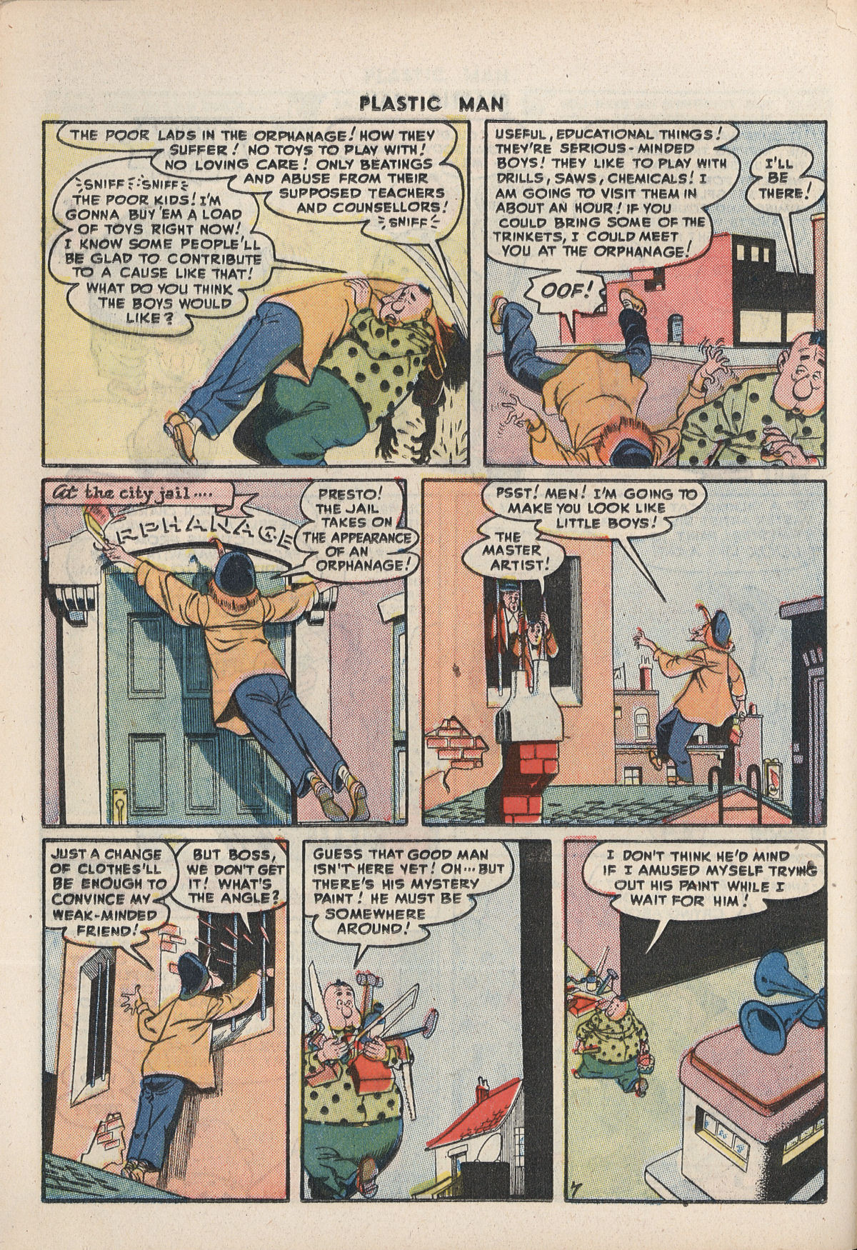 Read online Plastic Man (1943) comic -  Issue #8 - 32