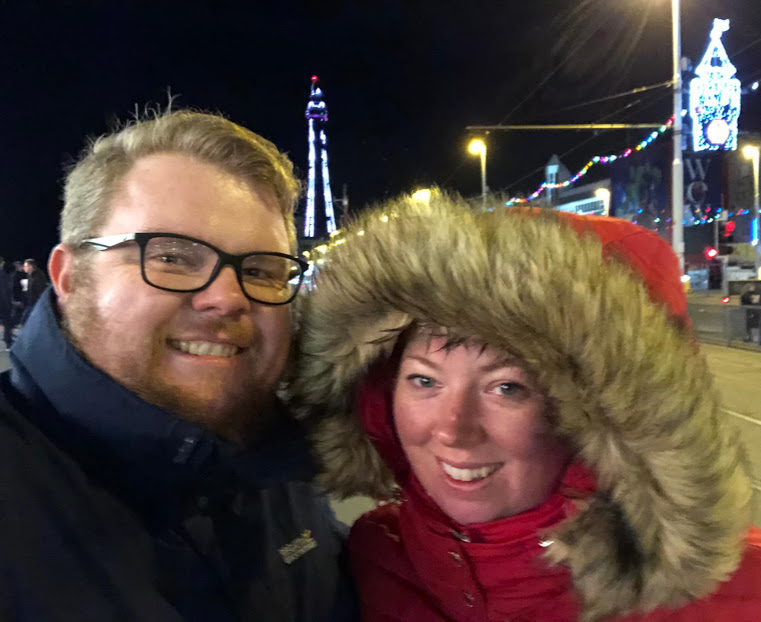 The Big Blue Hotel Blackpool | Pleasure Beach Package & Deluxe Family Room Review  - walking Blackpool illuminations