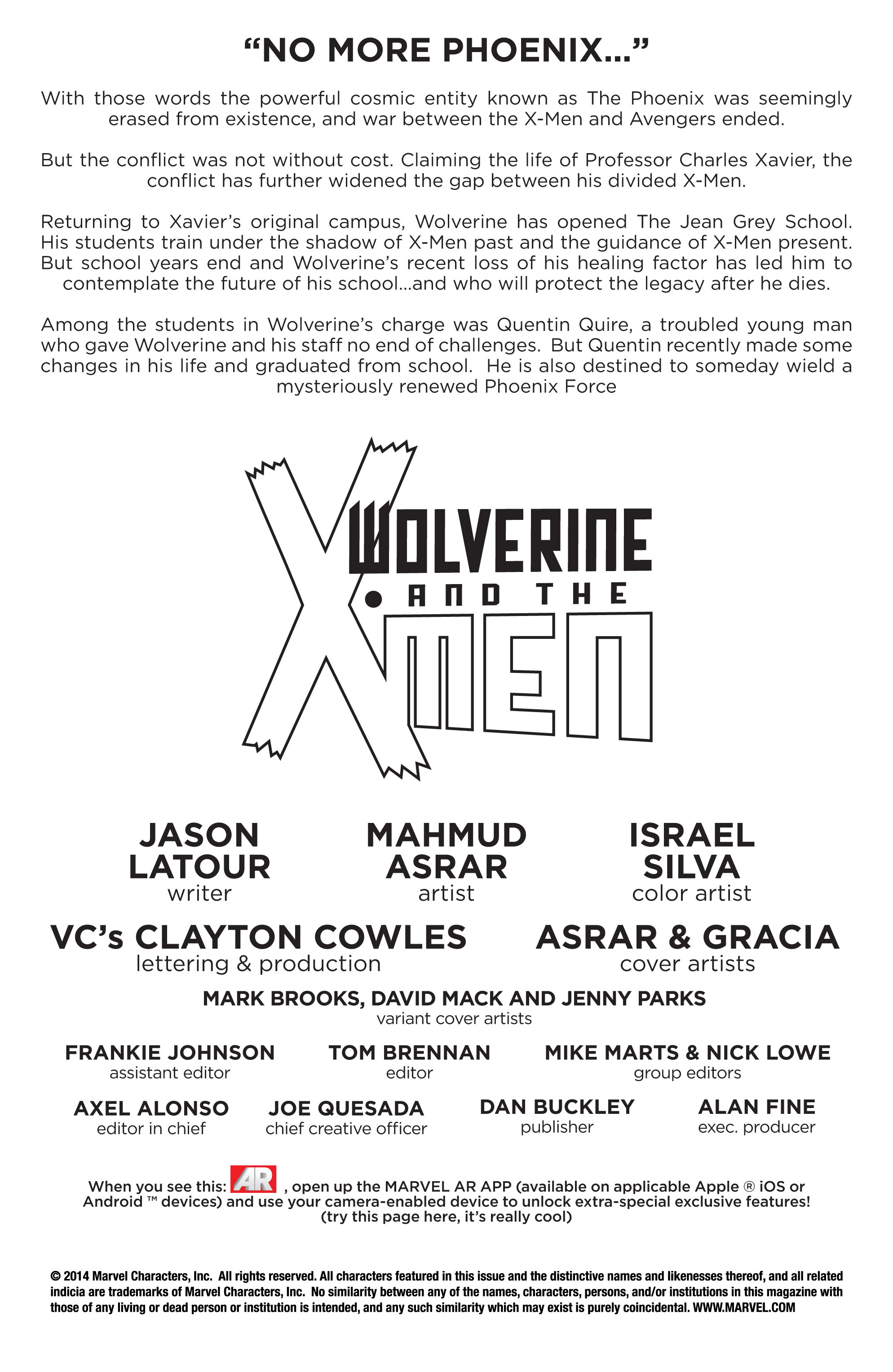 Read online Wolverine and the X-Men comic -  Issue #1 - 2