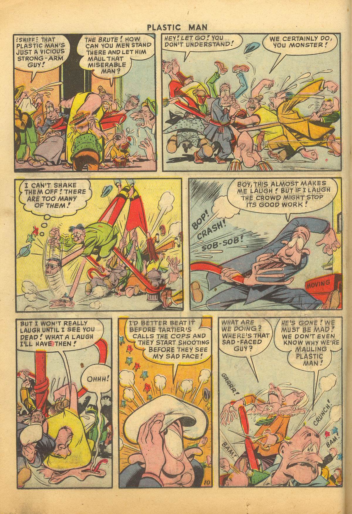 Read online Plastic Man (1943) comic -  Issue #20 - 12