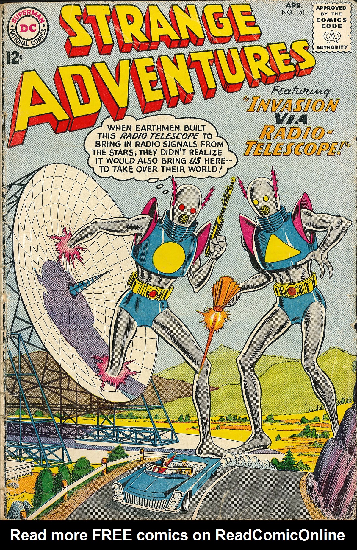 Read online Strange Adventures (1950) comic -  Issue #151 - 1