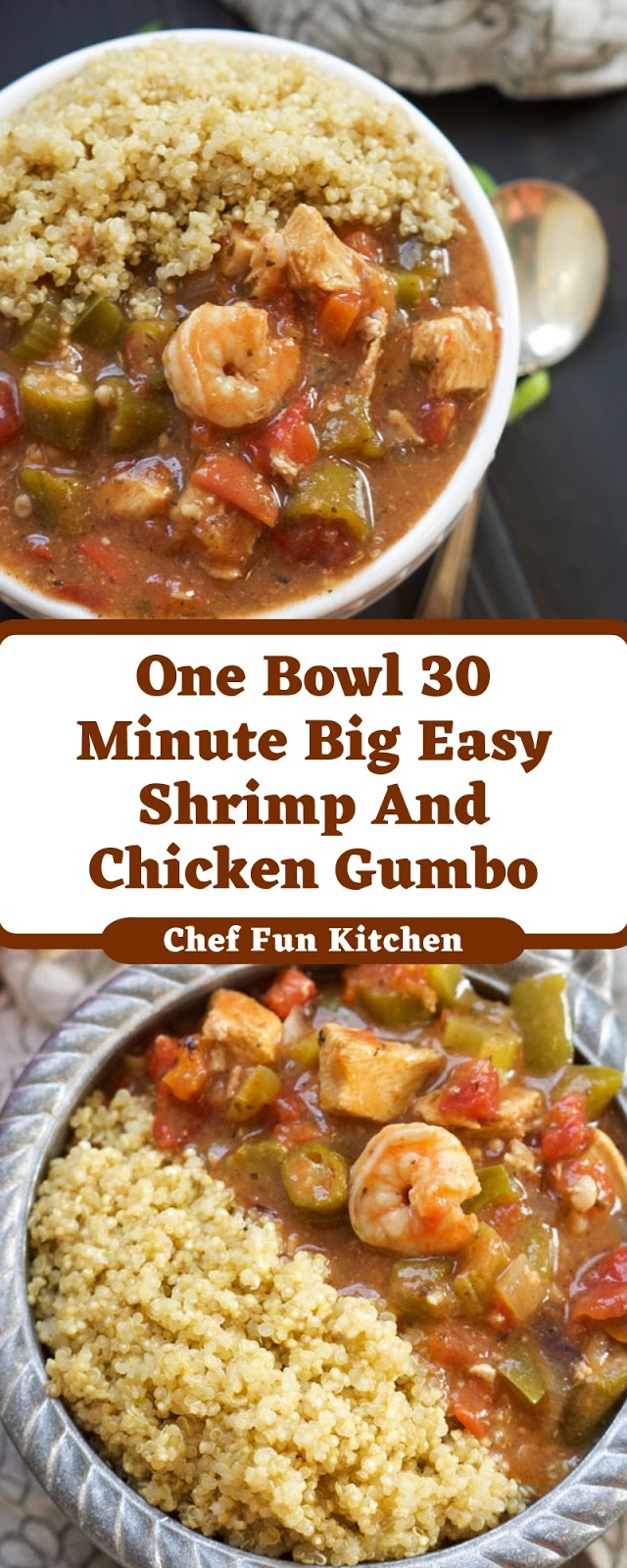 One Bowl 30 Minute Big Easy Shrimp And Chicken Gumbo