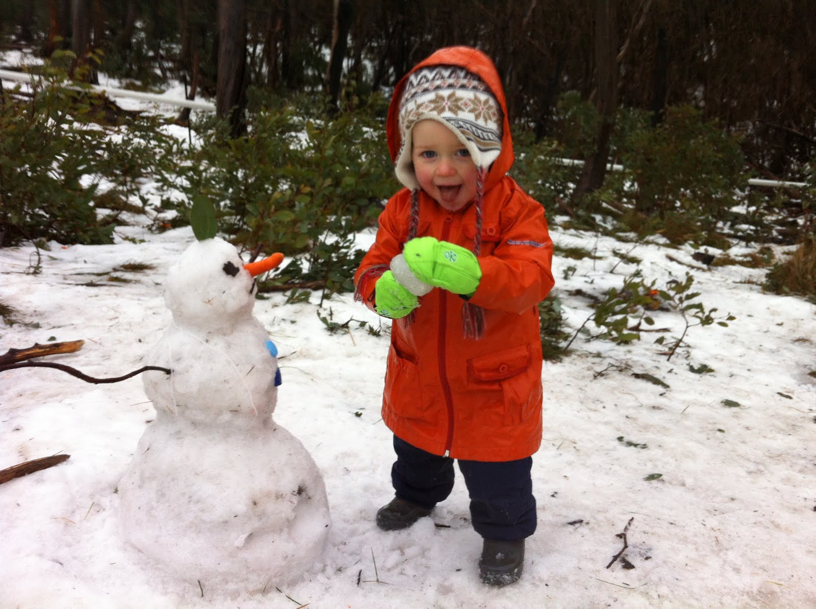 Things to do with Under 5's Tobogganing at Lake Mountain