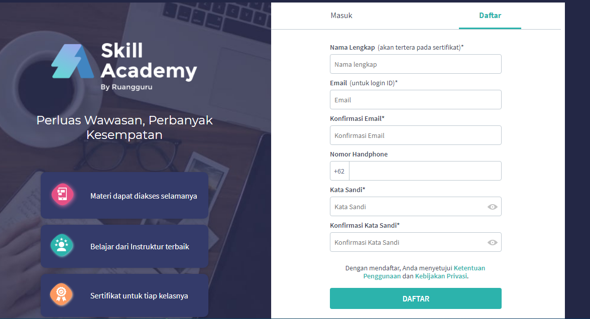 How To Take The Skill Academy Kartu Prakerja Training Guide