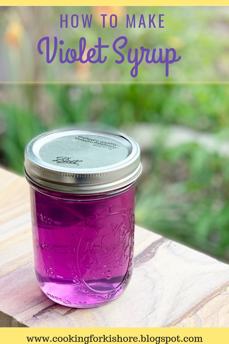 How to Tuesday Violet Syrup
