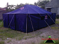 Tenda Komando bisa disebut juga Tenda Bantuan | Bansos, Tenda Komando banyak digunakan untuk bantuan sosial bencana alam,