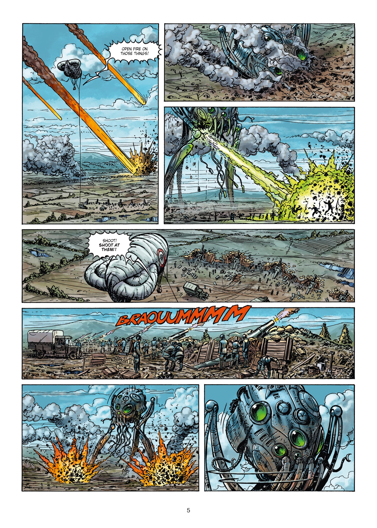Read online War of the World War One Vol. 2: Martian Terror comic -  Issue # Full - 5