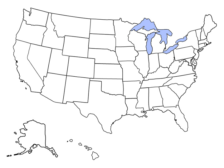 Printable Map Of Us States