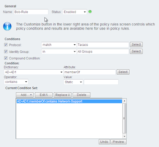 ACS customized rule