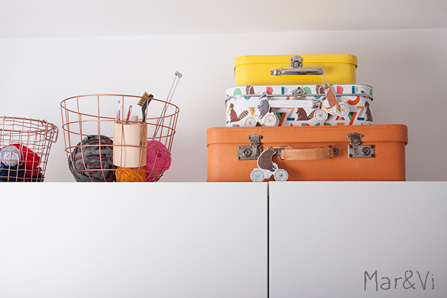 como renovar una maleta vieja con chalk paint