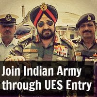 Join Indian Army through UES Entry