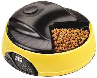 Dog automatic feeder with LCD clock